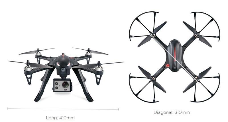 MJX Bugs B3  ブラシレス RC クアッドコプター RTF 2.4GHz カメラマウント搭載（Gopro 3 Gopro 4用）