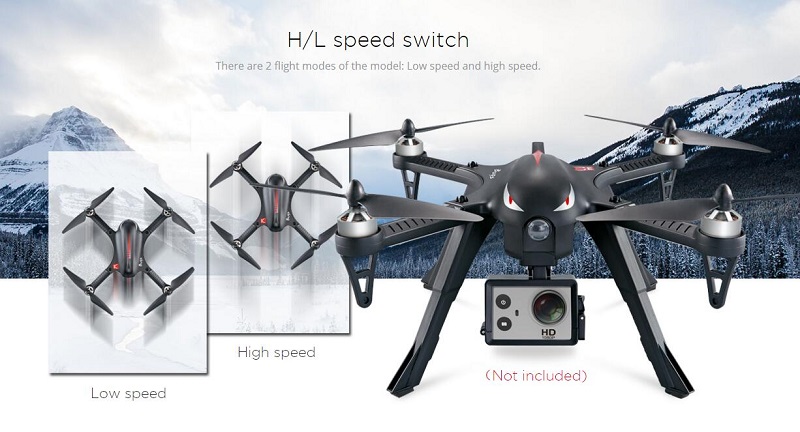 MJX Bugs B3  ブラシレス RC クアッドコプター RTF 2.4GHz カメラマウント搭載（Gopro 3 Gopro 4用）