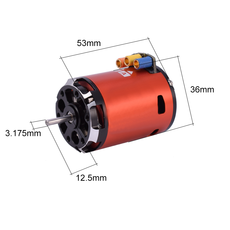  SkyRC Cheetah 21.5T 1600KV ブラシレスモーター + 1/10 60Aセンサー付き ESC プログラムカードコンボ パワーシステム 1/10 1/12 RCカー用