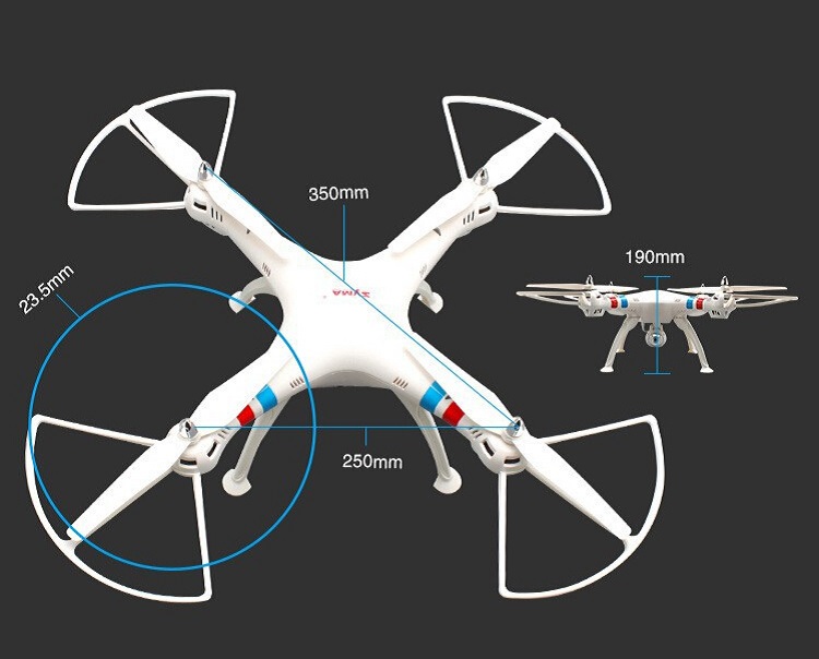 Syma X8C Venture 4CH 6軸 ヘッドレス モード RC クアッドコプター 2MP カメラ搭載 