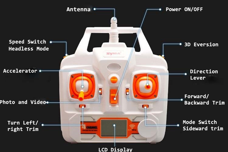 Syma X8C Venture 4CH 6軸 ヘッドレス モード RC クアッドコプター 2MP カメラ搭載 