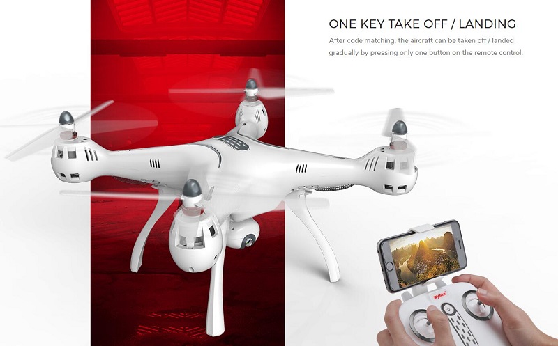 SYMA X8PRO WIFI FPV GPS ドローン  720P WIFI カメラ&ヘッドレスモード機能 付く RTF 2.4GHz