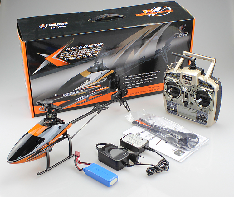 WLtoys V950  450サイズ 6CH ブラシレスヘリコプター RTF  2.4GHz