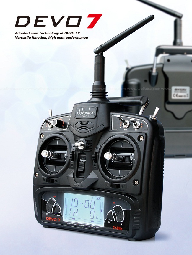 Walkera Devention DEVO 7 2.4GHz 7CH 送信機