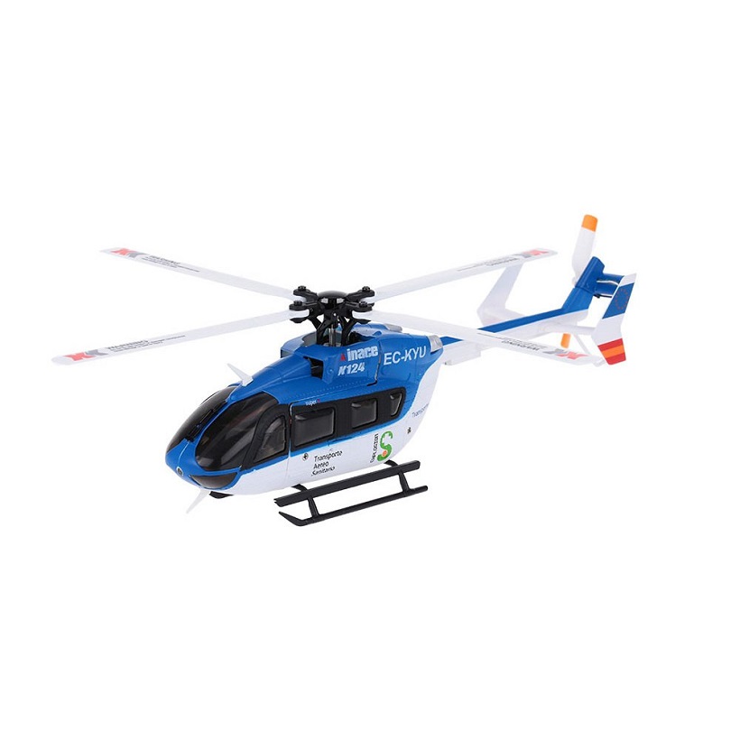 XK K124 EC145 6CH ブラシレス 3D6G システム RC ヘリコブター RTF 2.4GHz