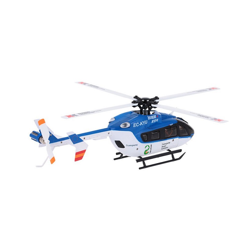 XK K124 EC145 6CH ブラシレス 3D6G システム RC ヘリコブター RTF 2.4GHz