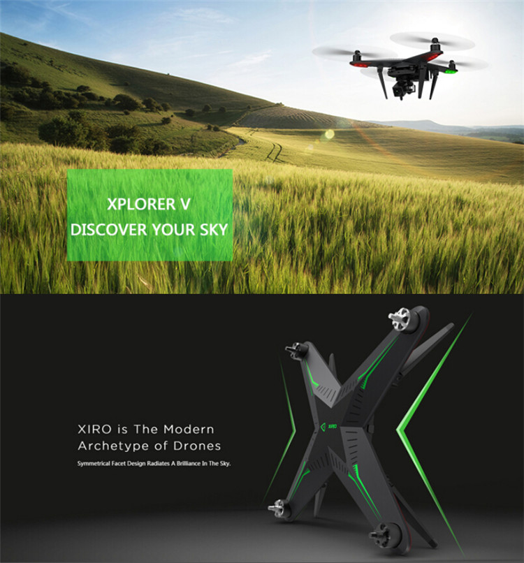 Zero XIRO XPLORER V Vision FPV RCクアッドコブター 14MP カメラ付 RTF 5.8GHz