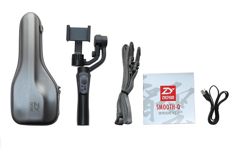 Zhiyun SMOOTH Q 3軸 ハンドヘルド ジンバル 360度スタビライザー  スマートフォ/ GoPro 3/4/5/6対応可能